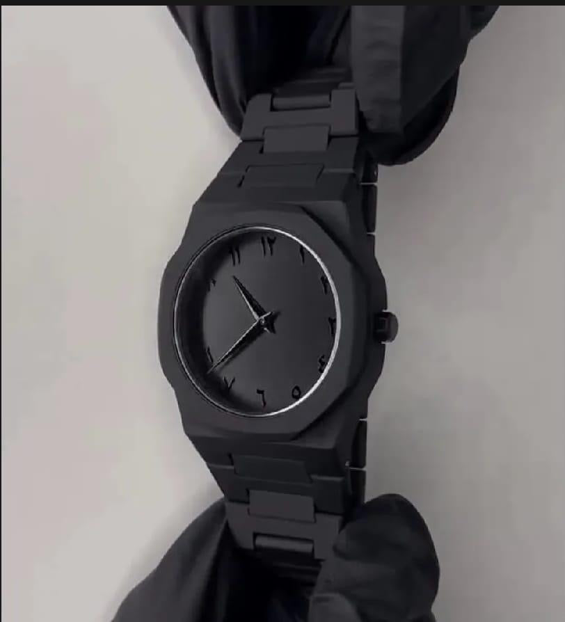 Black Aura Arabic Watch for men stylish Aura Watch 100% percent original