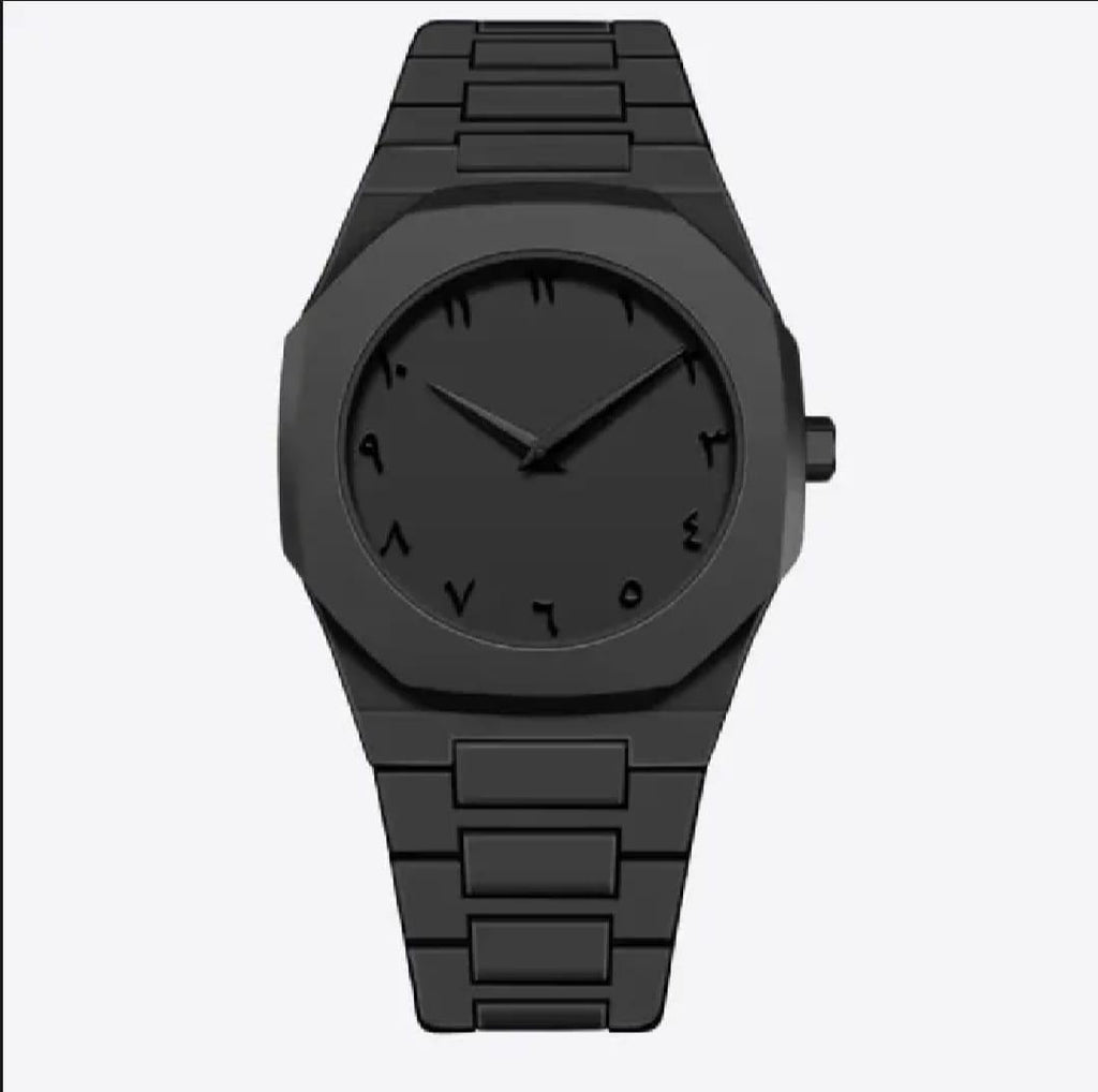 Black Aura Arabic Watch for men stylish Aura Watch 100% percent original