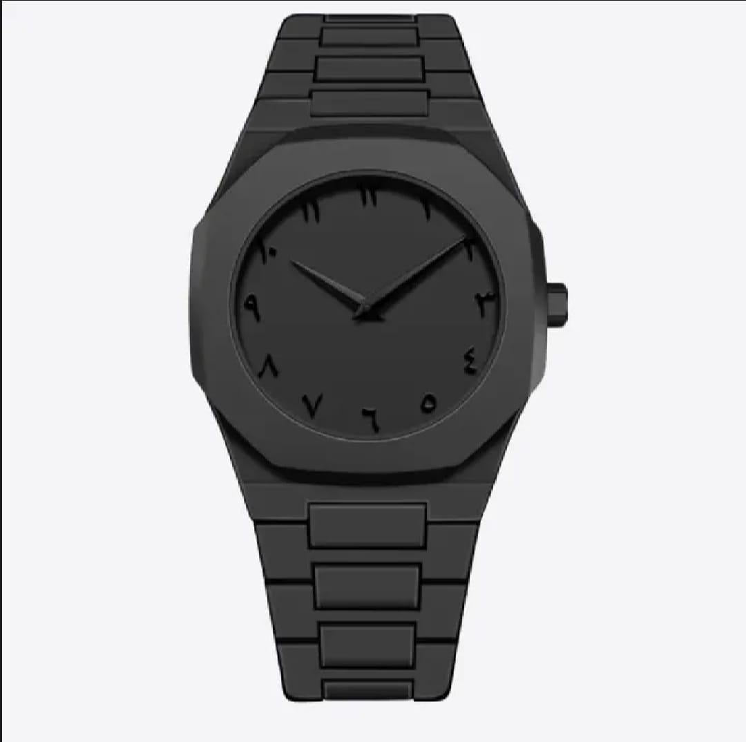 Black Aura Arabic Watch for men stylish Aura Watch 100% percent original