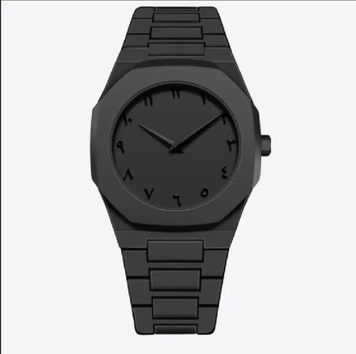 Black Aura Arabic Watch for men stylish Aura Watch 100% percent original